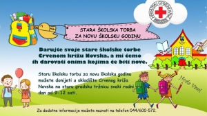 Stara školska torba za novu školsku godinu