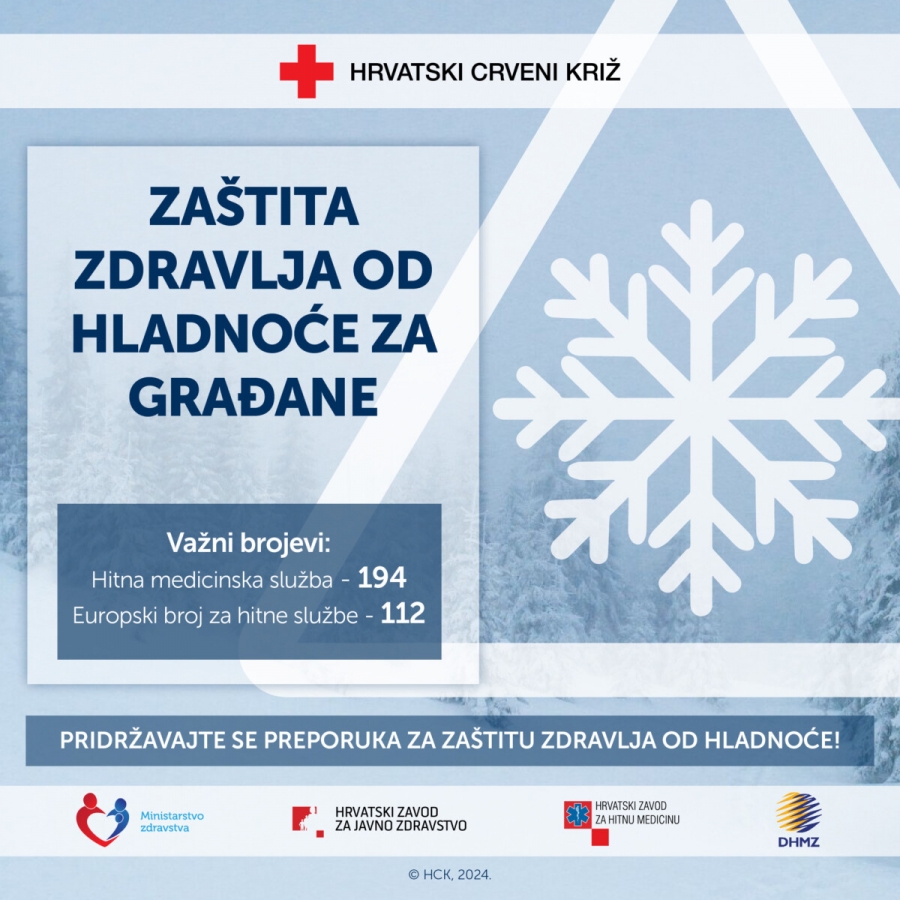 Za&scaron;tita zdravlja tijekom razdoblja niskih temperatura